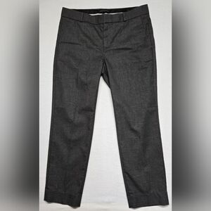 Banana Republic 6 Pants Avery Gray Office Business Casual Mid Rise Slim Ankle
